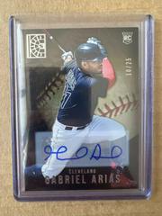 Gabriel Arias [Gold] #RA-GA Baseball Cards 2022 Panini Capstone Rookie Autographs Prices