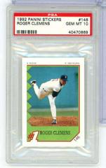 Roger Clemens #146 Baseball Cards 1992 Panini Stickers Prices