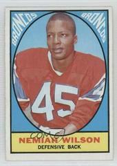 Nemiah Wilson Football Cards 1967 Topps Prices
