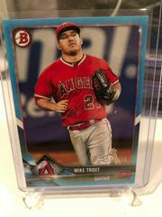 Mike Trout [Blue] Baseball Cards 2018 Bowman Prices