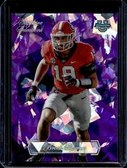 Brock Bowers [Purple] #SS-6 Football Cards 2023 Bowman Chrome University Sapphire Selections Prices