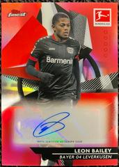 Leon Bailey [Red Refractor] Soccer Cards 2020 Topps Finest Bundesliga Autographs Prices