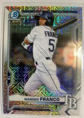 Wander Franco [SP Chrome Mojo Refractor Mega Box Mojo] #BCP-57 Baseball Cards 2021 Bowman Chrome Prospects Prices