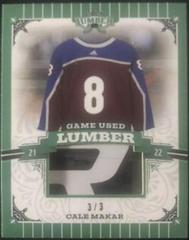 Cale Makar [Emerald] Hockey Cards 2021 Leaf Lumber Game Used Prices