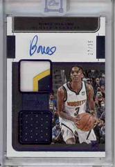 Bones Hyland [Purple] #RD-BHY Basketball Cards 2021 Panini One and One Rookie Dual Jersey Autographs Prices