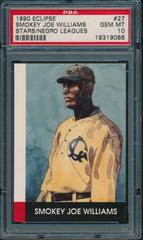 Smokey Joe Williams #27 Baseball Cards 1990 Eclipse Stars of the Negro Leagues Prices
