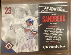 Ryne Sandberg [Red] #38 Baseball Cards 2017 Panini Chronicles Prices