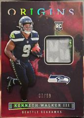 Kenneth Walker III [Red] #ROP-KWA Football Cards 2022 Panini Origins Rookie Patches Prices