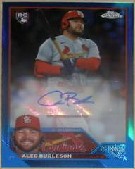 Alec Burleson [Blue] #AC-AB Baseball Cards 2023 Topps Chrome Update Autographs Prices