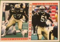 Rickey Jackson, Sam Mills #415 Football Cards 1993 Panini Score Prices