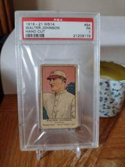 Walter Johnson [Hand Cut] #94 Baseball Cards 1919 W514 Prices