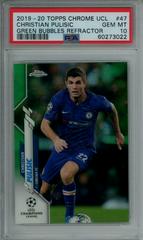 Christian Pulisic [Green Bubbles Refractor] #47 Soccer Cards 2019 Topps Chrome UEFA Champions League Prices