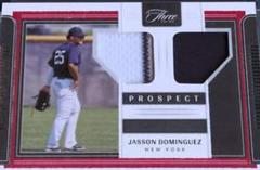 Jasson Dominguez #PDJ-JD Baseball Cards 2022 Panini Three and Two Prospect Dual Jerseys Prices