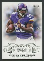 Adrian Peterson #57 Football Cards 2013 Panini National Treasures Prices