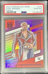 The American Nightmare' Cody Rhodes [Purple] #249 Wrestling Cards 2022 Panini Chronicles WWE Prices