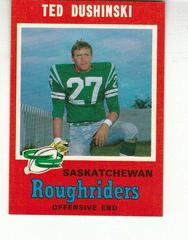 Ted Dushinski Football Cards 1971 O Pee Chee CFL Prices