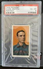 Clark Griffith [Portrait] Baseball Cards 1909 T206 Piedmont 150 Prices