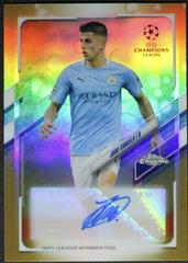 Joao Cancelo [Gold Bubbles Refractor] Soccer Cards 2020 Topps Chrome UEFA Champions League Autographs Prices