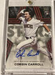 Corbin Carroll [Black] #BSA-CC Baseball Cards 2023 Topps Series 1 Stars Autographs Prices