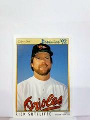 Rick Sutcliffe #98 Baseball Cards 1992 O Pee Chee Premier Prices