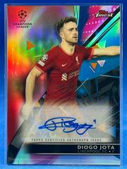 Diogo Jota [Red Wave] Soccer Cards 2021 Topps Finest UEFA Champions League Autographs Prices