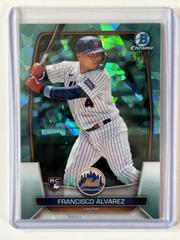 Francisco Alvarez  [Aqua Variation] #35 Baseball Cards 2023 Bowman Chrome Sapphire Prices
