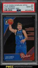 Luka Doncic [Red] #3 Basketball Cards 2018 Panini Donruss Optic the Rookies Prices
