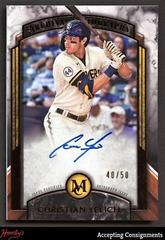 Christian Yelich [Copper] #AA-CY Baseball Cards 2022 Topps Museum Collection Archival Autographs Prices