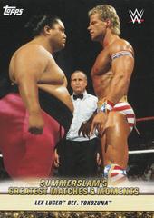 Lex Luger def. Yokozuna #GM-9 Wrestling Cards 2019 Topps WWE SummerSlam Greatest Matches & Moments Prices