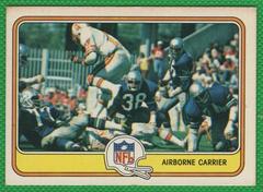 Airborne Carrier Football Cards 1981 Fleer Team Action Prices