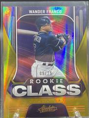 Wander Franco [Spectrum Gold] #RC-20 Baseball Cards 2022 Panini Absolute Rookie Class Prices