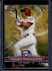 Rhys Hoskins [Gold] Baseball Cards 2018 Bowman's Best Power Producers Prices