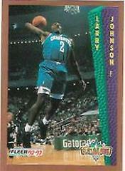 Larry Johnson #292 Basketball Cards 1992 Fleer Prices