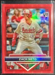 Zach Neto [Red] #86 Baseball Cards 2023 Topps Flagship Collection Prices