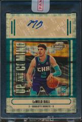 LaMelo Ball [Autograph Gold] Basketball Cards 2020 Panini Contenders Optic Prices