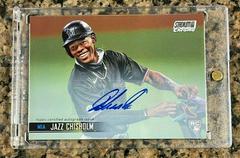 Jazz Chisholm [Orange Refractor] #SCCBA-JCH Baseball Cards 2021 Stadium Club Chrome Autographs Prices