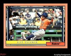 Alex Bregman [Sliding Peach] Baseball Cards 2017 Topps Archives Prices