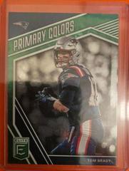 Tom Brady [Green] #PC-10 Football Cards 2019 Donruss Elite Primary Colors Prices