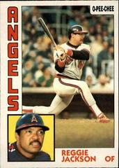 Reggie Jackson #100 Baseball Cards 1984 O Pee Chee Prices