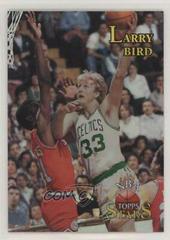 Larry Bird [Finest Refractor] Basketball Cards 1996 Topps Stars Prices