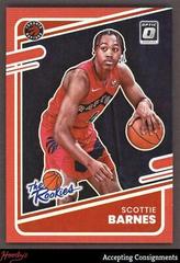 Scottie Barnes [Red] Basketball Cards 2021 Panini Donruss Optic The Rookies Prices