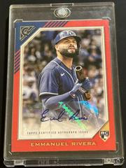 Emmanuel Rivera #RA-ER Baseball Cards 2022 Topps Gallery Rookie Autographs Prices