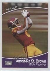 Amon Ra St. Brown [Purple] #117 Football Cards 2021 Sage Premier Draft Prices