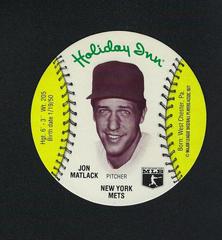 Jon Matlack Baseball Cards 1977 Holiday Inn Discs Prices