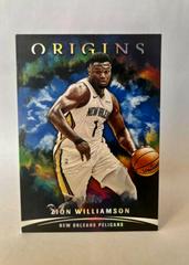 Zion Williamson [Blue] #1 Basketball Cards 2021 Panini Origins Prices