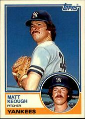 Matt Keough Baseball Cards 1983 Topps Traded Prices