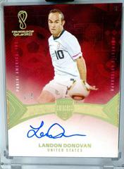 Landon Donovan [Gold] Soccer Cards 2022 Panini Eminence FIFA World Cup Autographs Prices