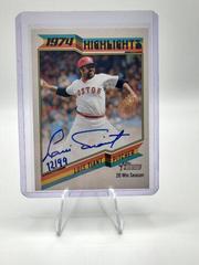 Luis Tiant Baseball Cards 2023 Topps Heritage 1974 Highlights Autographs Prices