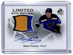 Robert Thomas Hockey Cards 2021 SP Authentic Limited Auto Material Prices