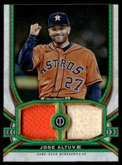 Jose Altuve [Green] Baseball Cards 2022 Topps Tribute Dual Relics Prices